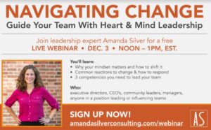 Navigating Change: Guide your Team through Change with Heart and Mind Leadership @ Remote